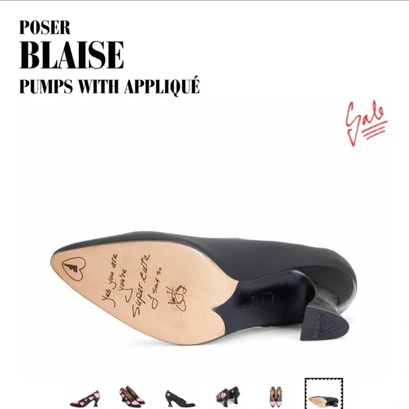 New in Box John Fluevog Heart Heels Size Women’s 7.5 - Picture 5 of 5